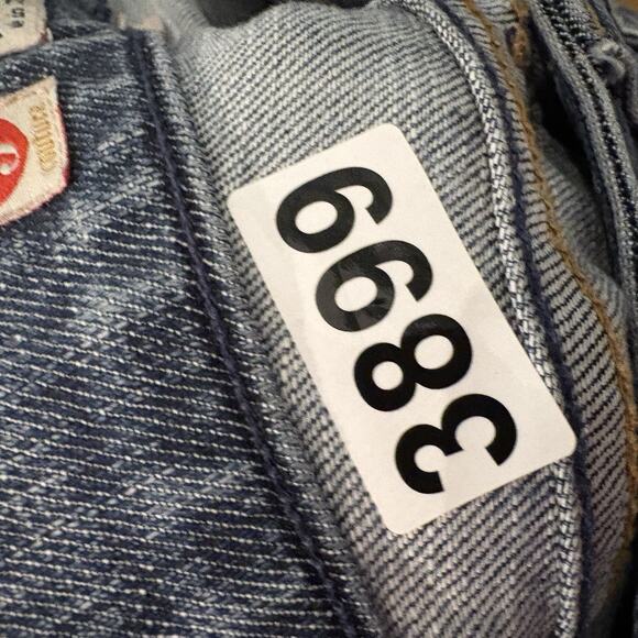 Vintage‎ Y2K Juicy Couture Flare Jeans 90s 00s Size 27 Blue Low Rise USA - Picture 14 of 14